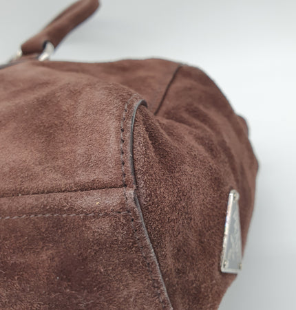 Prada suede handbag