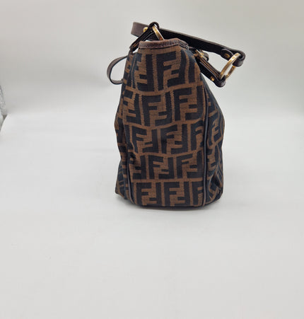 Sac bandoulière en tissu Fendi FF
