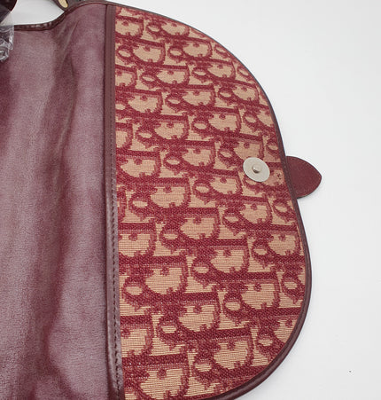 Dior monogram vintage denim crossbody bag