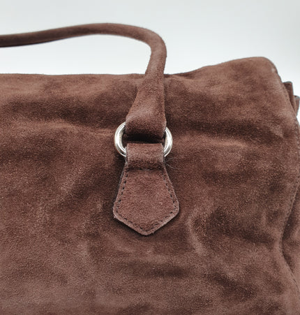 Prada suede handbag