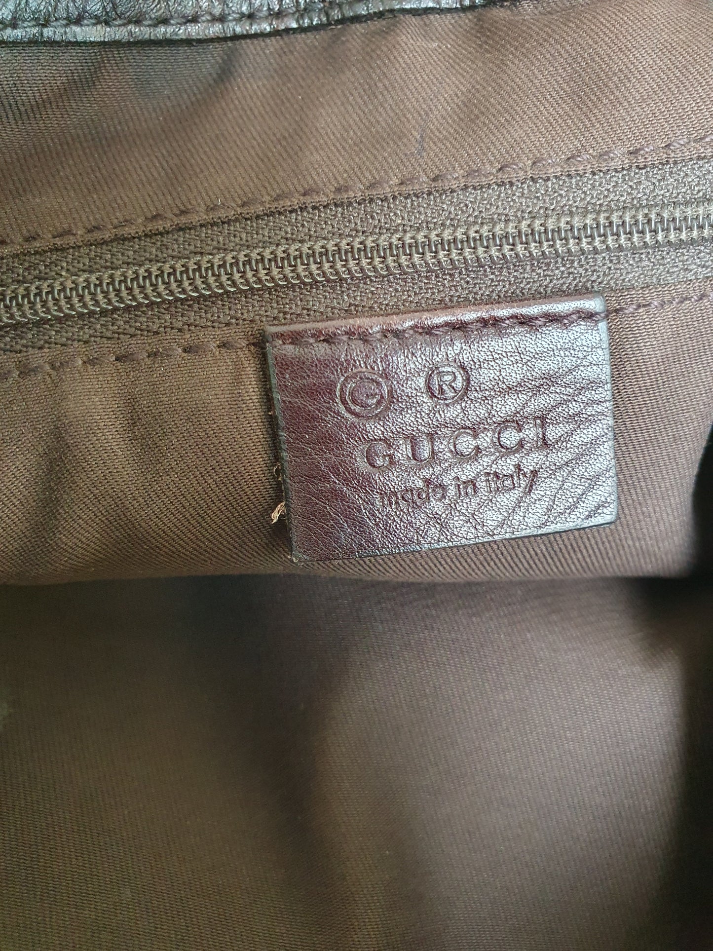 Gucci shoulder cloth bag