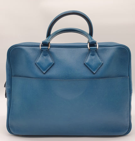 Hermes plume leather handbag