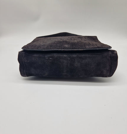 Fendi suede crossbody bag
