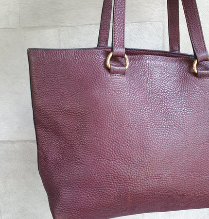 Prada leather shoulder bag