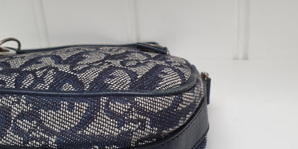 Dior saddle denim shoulder bag
