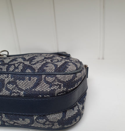 Dior Schultertasche aus Sattel-Denim
