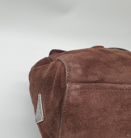 Prada suede handbag