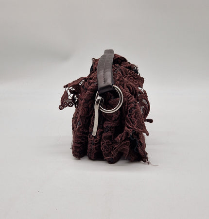 Prada lace shoulder bag