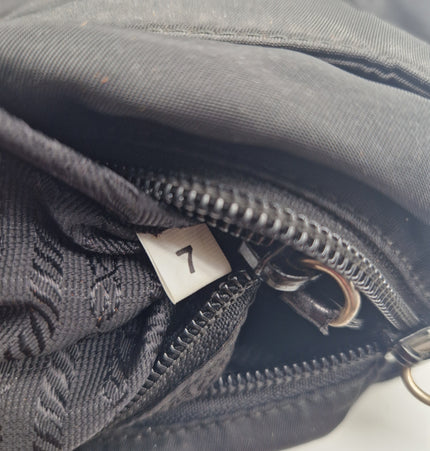 Prada cloth shoulder bag