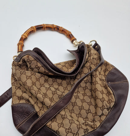 Gucci bamboo shoulder bag