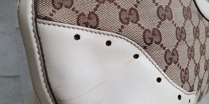 Gucci horse bit shoulder bag