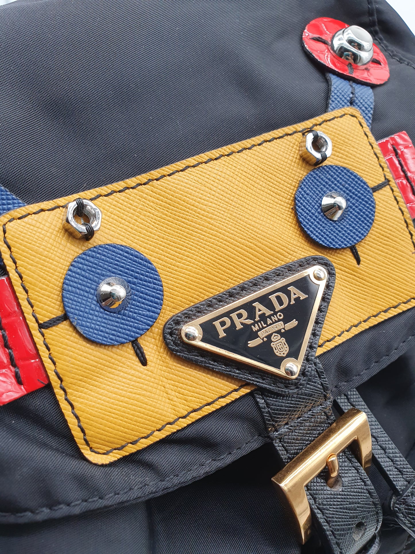 Prada robot backpack