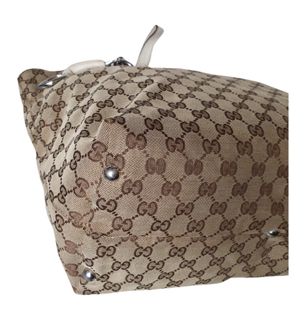 Gucci monogram shoulder tote