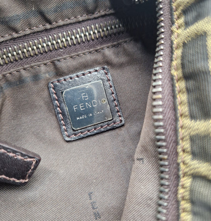 Fendi cloth shoulder bag