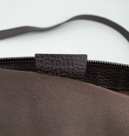 GUCCI  dome interlocking gg leather crossbody bag