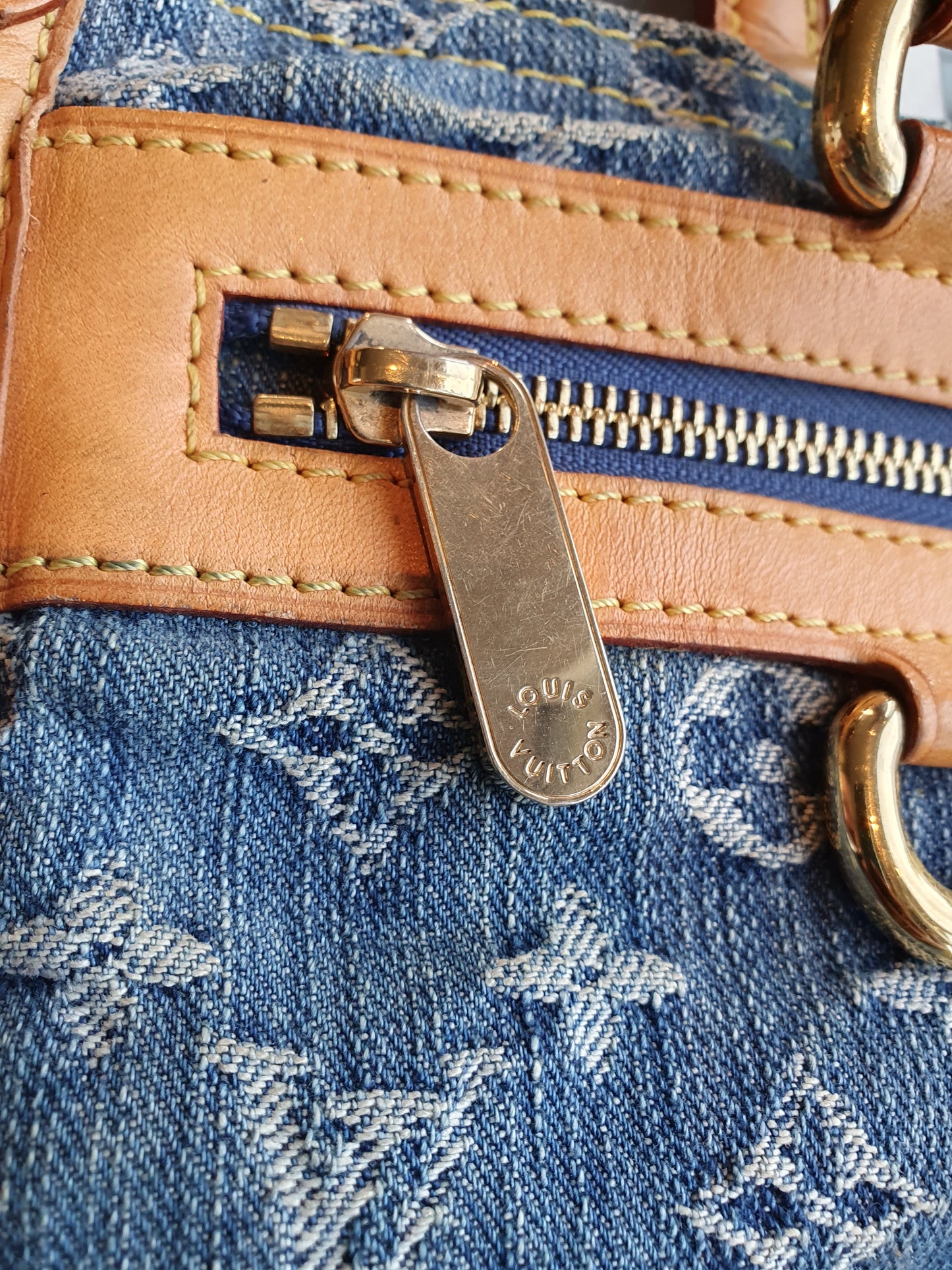 Louis vuitton denim handbag