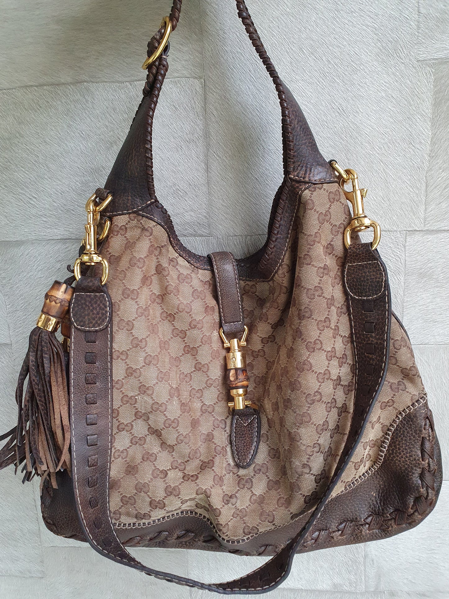 Gucci large jackie shoulder bag