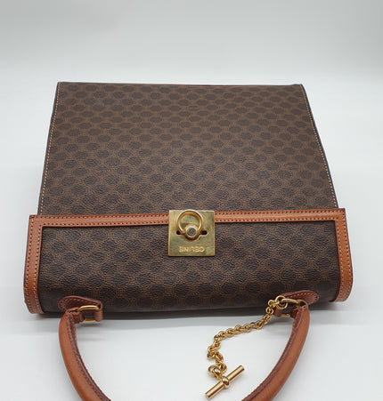 Celine triomphe vintage clasp bag