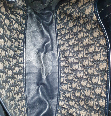 Dior bowling vintage denim monogram bag