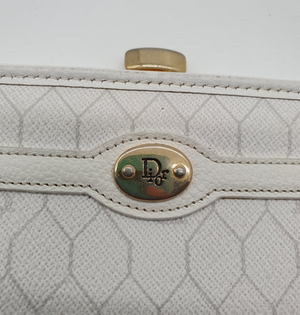 Dior kisslock vintage clutch bag