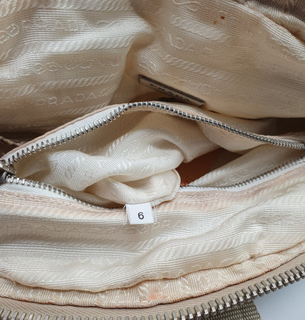 Prada python and cloth crossbodybag