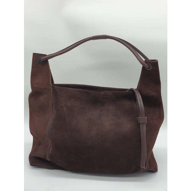 Gucci suede shoulder bag