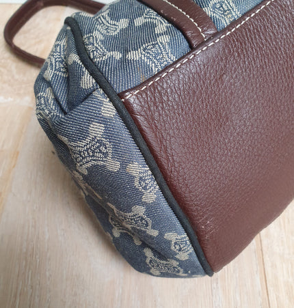 Sac bandoulière en denim Céline