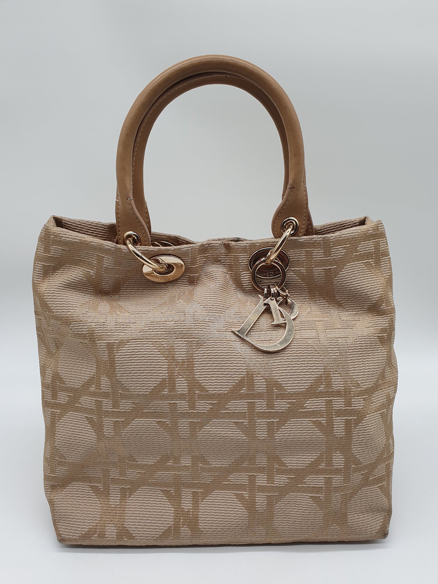 Dior lady dior cloth handbag