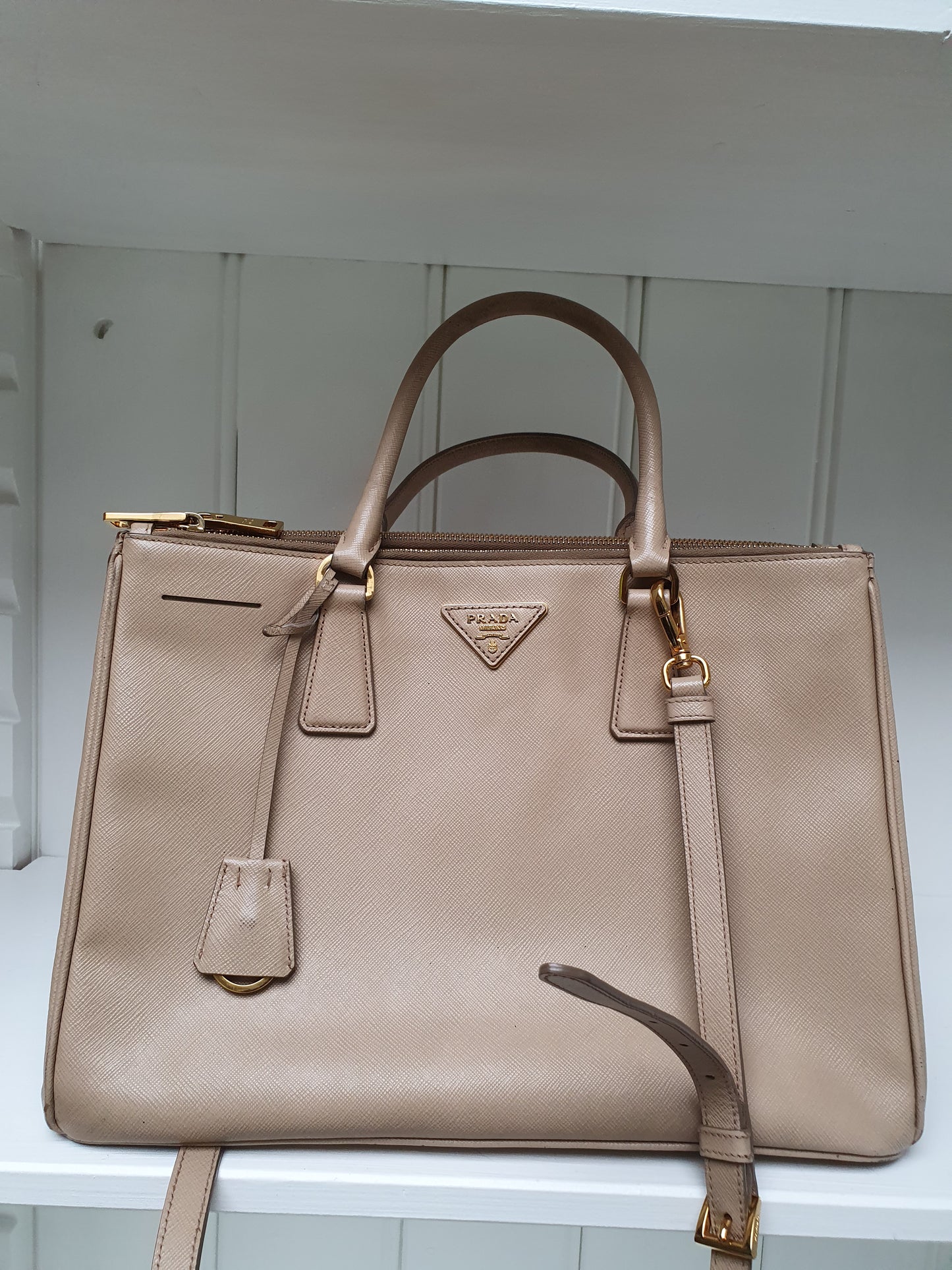 Prada saffiano leather handbag