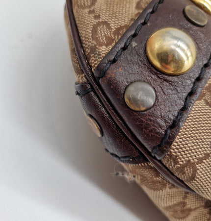 Gucci studded shoulder bag