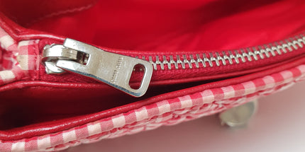 Miu miu crystal striped crossbody bag