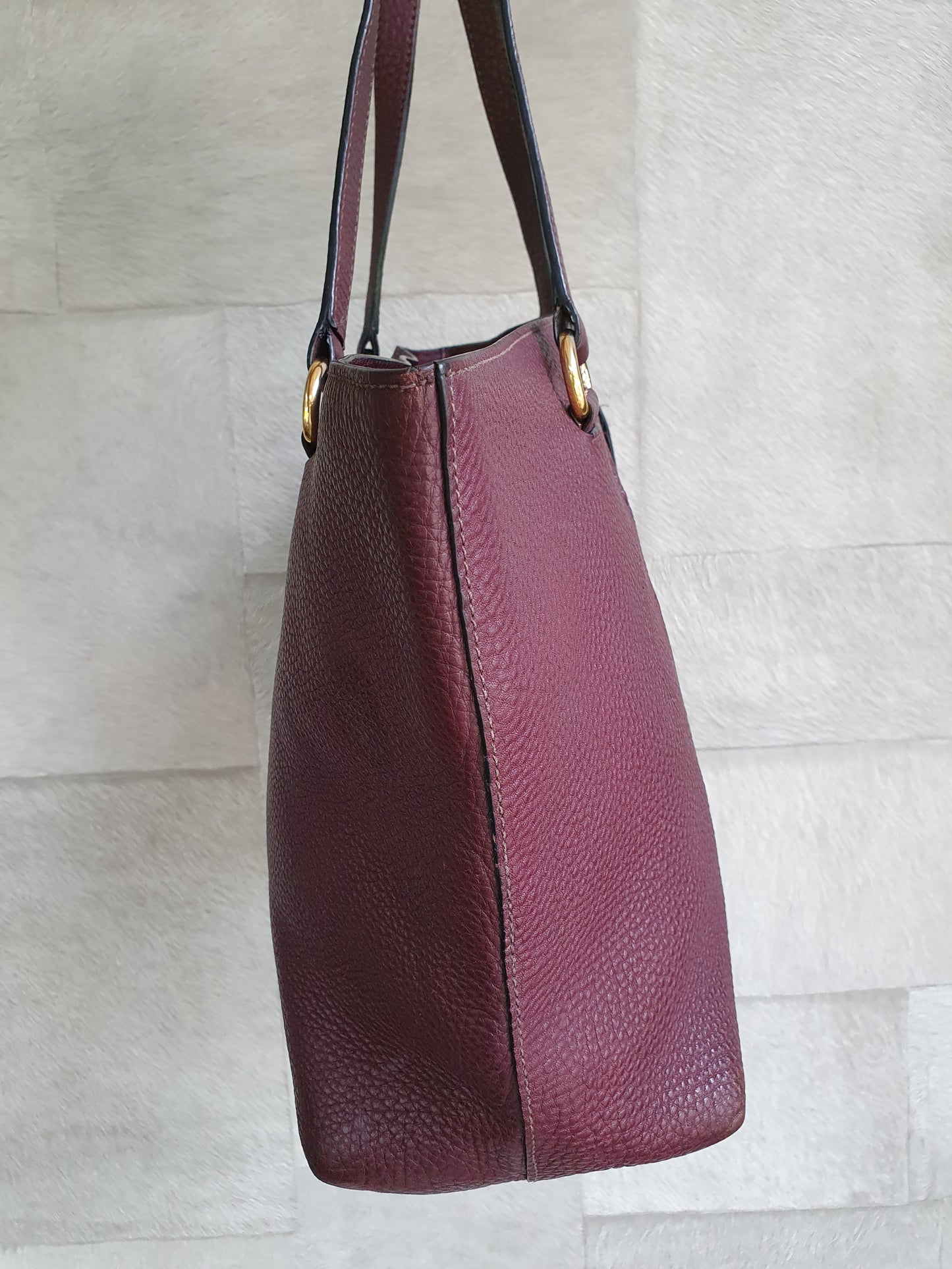 Prada leather shoulder bag