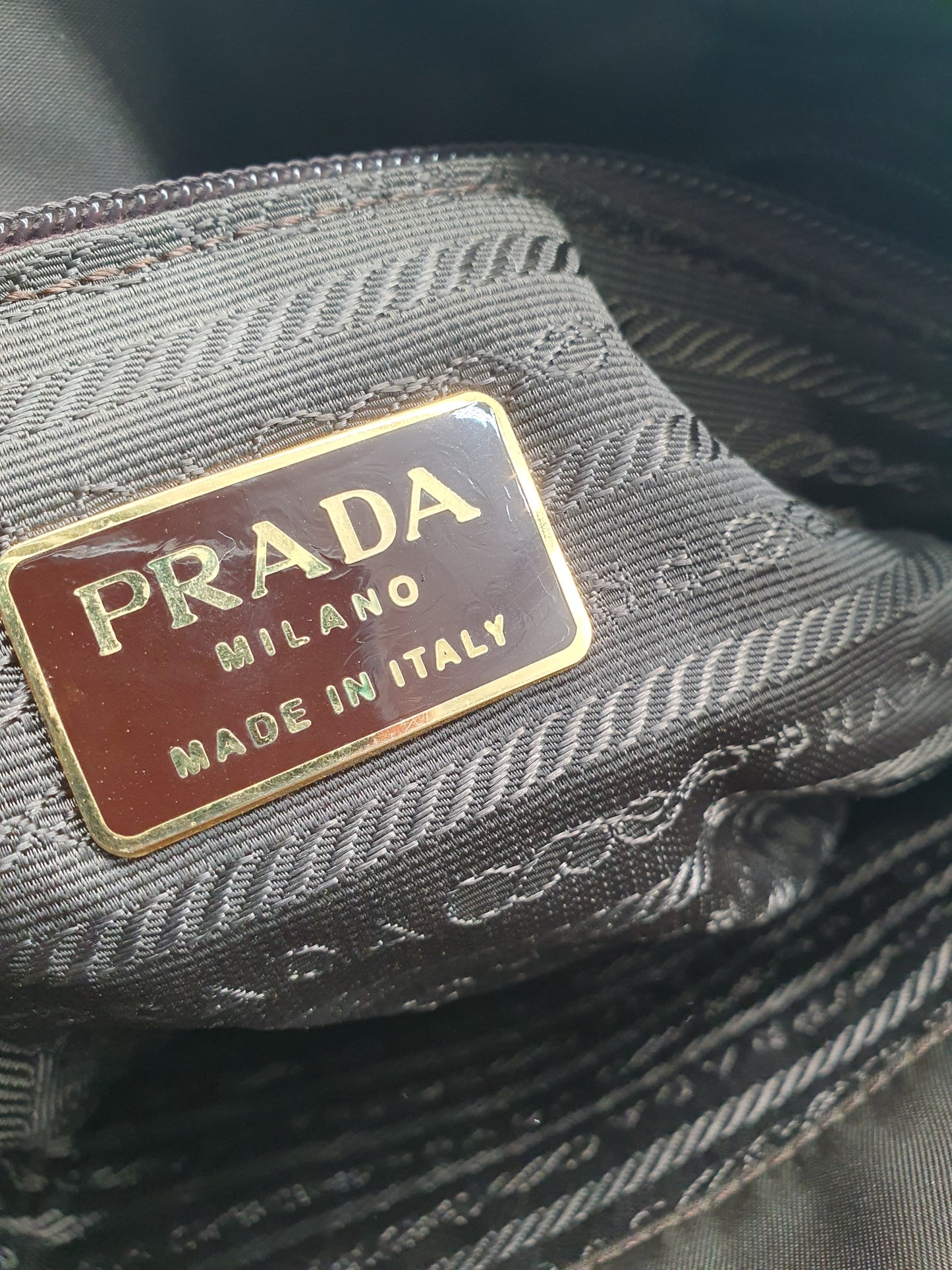 Prada nylon shoulder bag