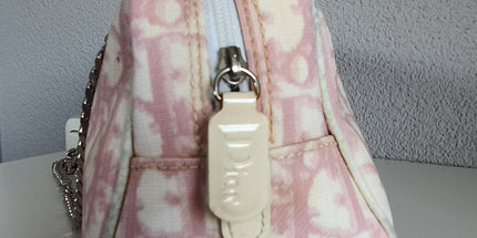 Dior trotter pouch with added chain strap