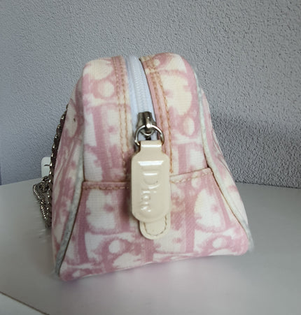 Dior trotter pouch with added chain strap