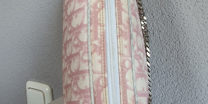 Dior trotter pouch with added chain strap
