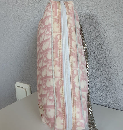 Dior trotter pouch with added chain strap