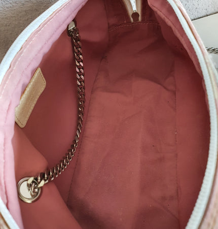 Dior trotter pouch with added chain strap
