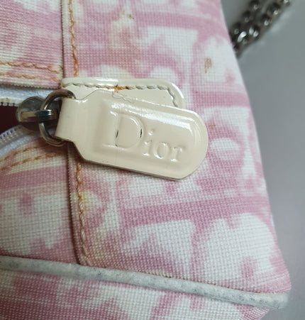 Dior trotter pouch with added chain strap