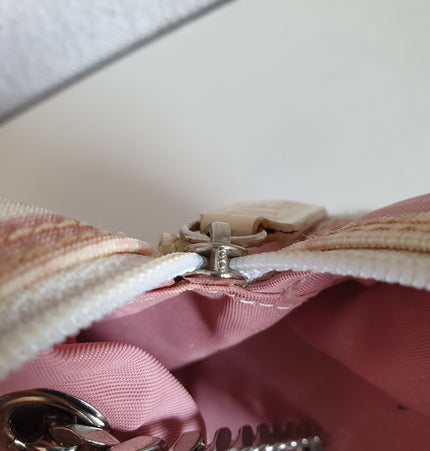 Dior trotter pouch with added chain strap