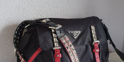 PRADA  re edition studded crossbody bag