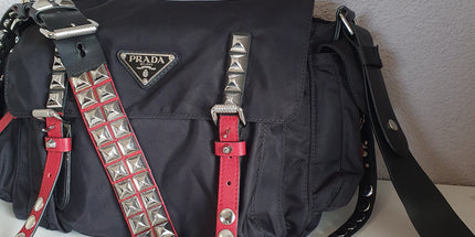PRADA  re edition studded crossbody bag