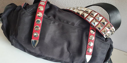 PRADA  re edition studded crossbody bag