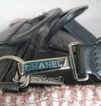 Sac Chanel en cuir et tweed