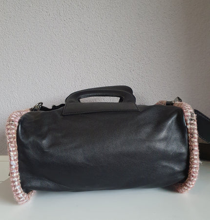Sac Chanel en cuir et tweed