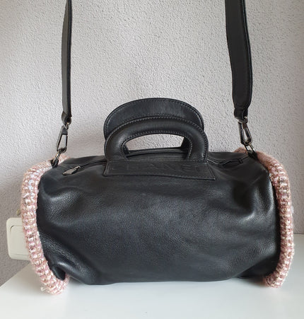 Sac Chanel en cuir et tweed