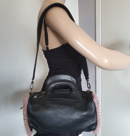 Sac Chanel en cuir et tweed
