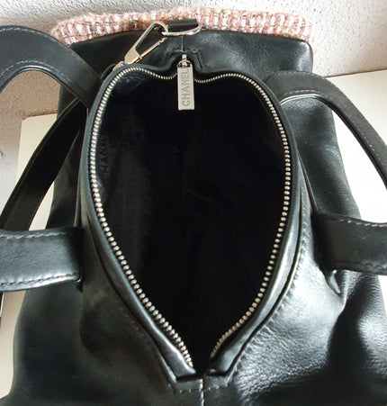 Sac Chanel en cuir et tweed