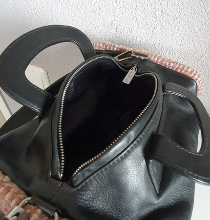 Sac Chanel en cuir et tweed