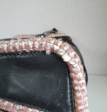 Sac Chanel en cuir et tweed